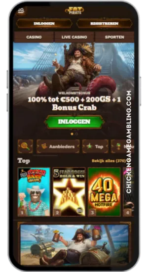 Casino lobby met Chicken Road